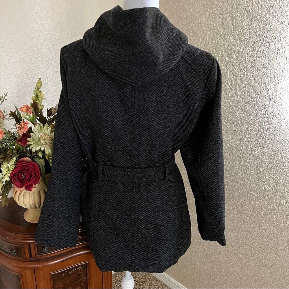 Croft&barrow Warm Hooded Pea Coat - Picture 5 of 12